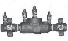 FDC (SMALL) (small) DOUBLE CHECK BACKFLOW PREVENTER, BRONZE BODY BEECO FDC-Low Lead Series is produced with a maximum.25% lead by volume and meets all current no lead requirements. 1/2" 1 4 3/4" 1 4.