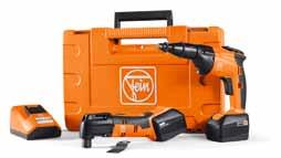 The FEIN professional sets for drywall construction. Other FEIN battery-powered tools for drywall construction.