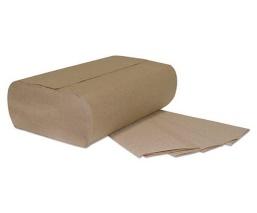 Brown, Single Ply, 250/ 16//CS Towel, Single Fold, 10 x 10 ¼, 250, 15