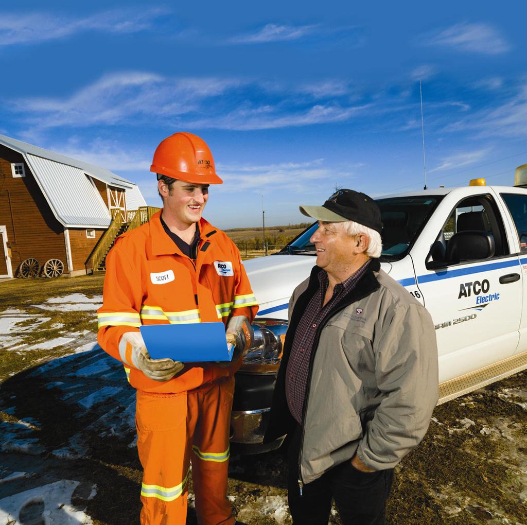 homes, farms and businesses. We have delivered electricity to Albertans for 85 years.