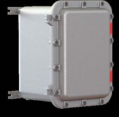 EJB-... series Aluminium junction boxes gas group IIB+H 2 Cortem is introducing a new model of EJB enclosures that will replace the entire range.