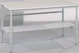laminate Light grey surface Plastic edging ESD table top 25 mm laminate Light grey