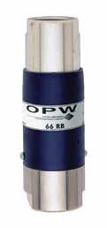 OPW 66RB 1" Reconnectable Breakaway The 66RB-2000 Reconnectable Breakaway is designed for use in today s truckstop and high-volume markets.