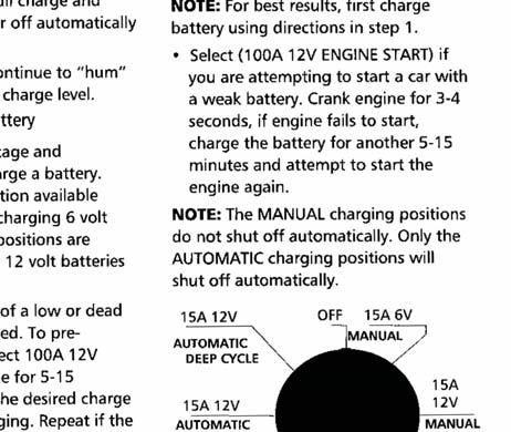 CHARGER OPERATING