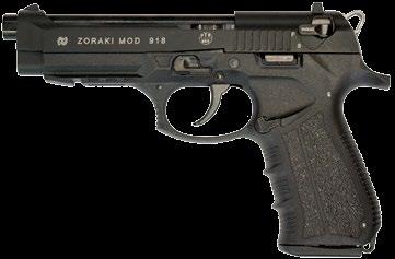 Blank Pistols 12910 Zoraki 918 burnished Caliber: 9mm P.A.K.