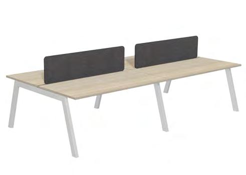 WORKSTATIONS Optic Screen VISTA WORKSTATION *For Chair Options - Refer to page 22* Optic Screen: 13D x 350H- Charcoal fabric SHAPE COLOUR VIS2SYS1515 1500L x 1500D x
