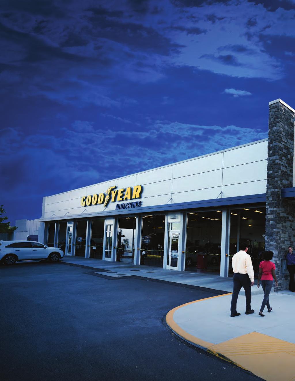 DRIVE YOUR BUSINESS FURTHER WITH THE GOODYEAR TIRE & SERVICE NETWORK The Goodyear Tire & Service Network Program is a market-focused