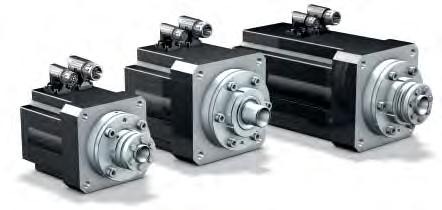 For individual solutions The STOBER EZS and EZM ball screw motors in 2 sizes (5 and 7) and 3 stack lengths (power stages) offer a broadly based range for standard applications.