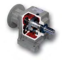 Right Angle Helical/Worm Speed Reducers 1/6 to 8 HP Output torques to 7,086 in. lbs. Output speeds from 318 to 2.5 RPM Ratios from 9.