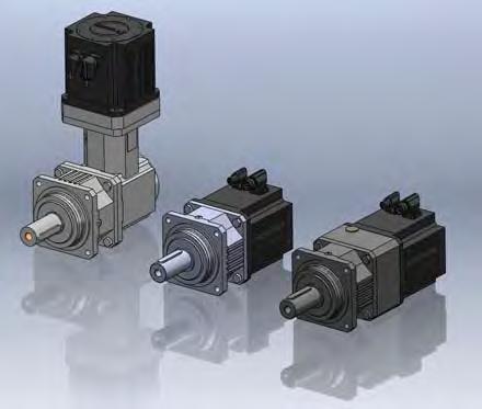 This comparison illustrates that the new EZ gearmotor can eliminate the need for a right angle drive when