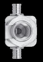 00 PRINETO Connection tee for concealed toilet cistern Special fitting makes it easy to screw in the angle valve outside the cistern, for looping through connections without any further tee pieces (e.