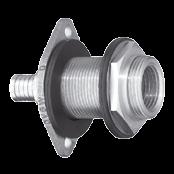 PRINETO Wall bushing with flange, straight For 1/2" fittings out of dry walls (together with locking washer 878 650 019) for heating, plumbing, Nanoflex and Stabil multilayered pipes, for penetrating