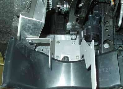 M6x0 bolt, spring lockwasher [5x each] bracket Preparing Heater