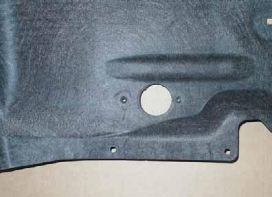 Hole [x] Holes in underride protection