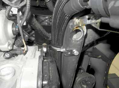 p-clamp A Routing in engine compartment 55
