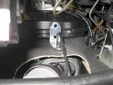 wiring harness bracket 70 Plate nut on original vehicle stud bolt Perforated bracket F