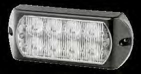 LED Lighting Ultra bright 3W LED versions. Up to 26 flash patterns. Dimming function. Aluminium base.