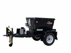 truck bed. When used as a recycler, it provides year-round access to hot mix asphalt.