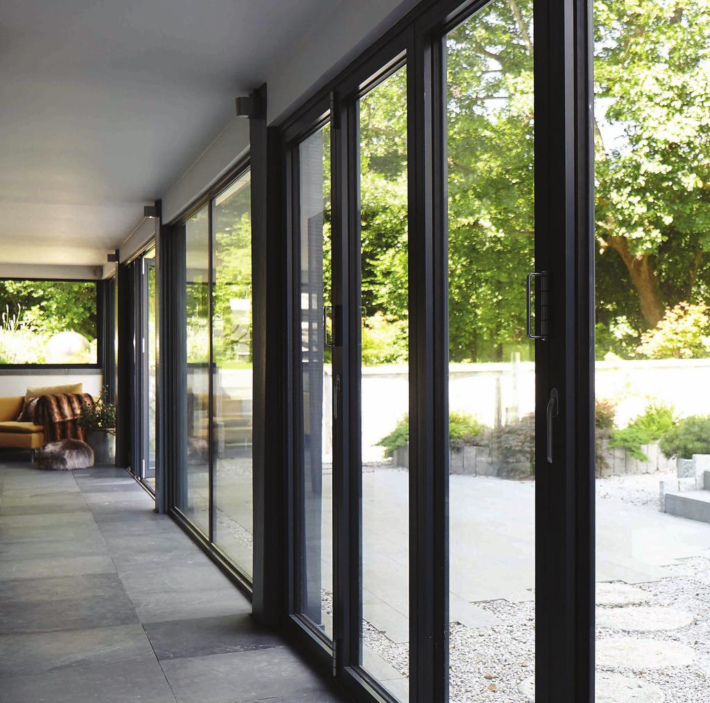 At A Glance The LUXE 550 Bi-Folding Door Features: The stylish LUXE 550 Bi-Folding Door offers a practical, premium quality, Bi-Folding Door solution with a variety of configurations, a host of