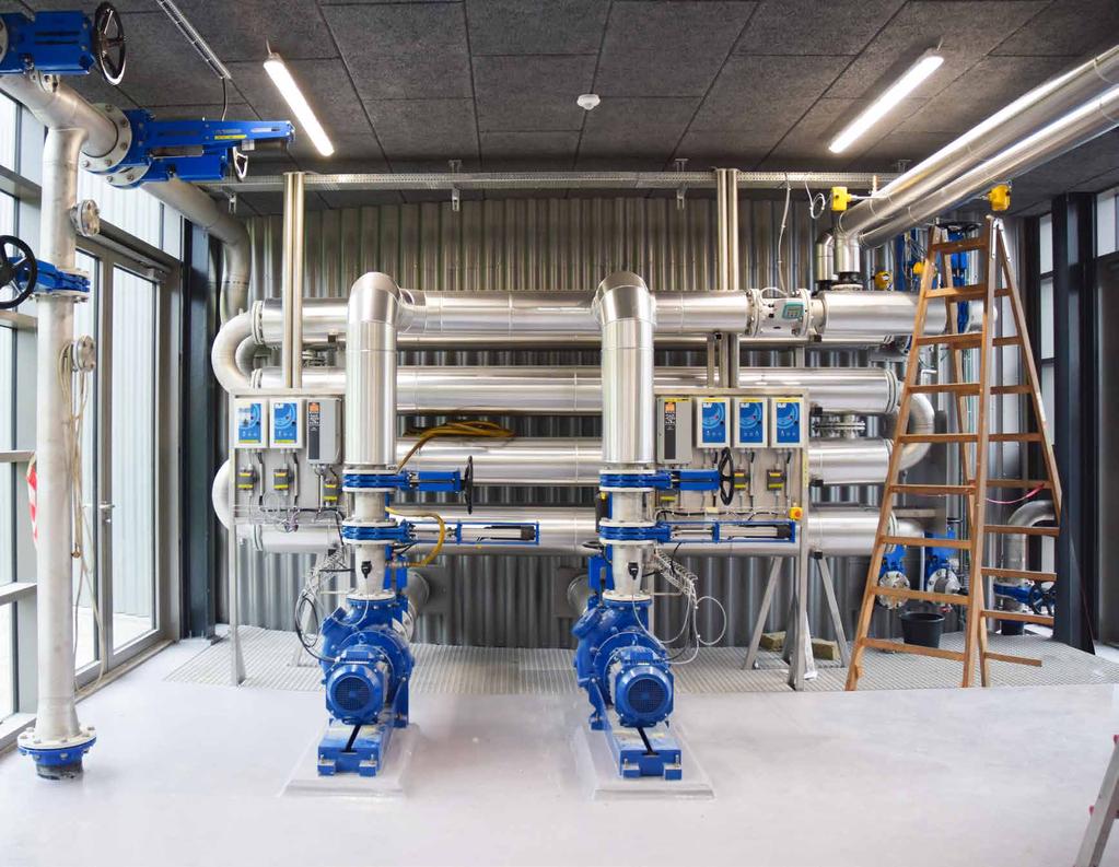 RENOVATED PLANT WITH GROUND- BREAKING TECHNOLOGIES With the use of new technologies and energy-optimising equipment, the aim was to make the plant energy selfsufficient, and even produce 50% more