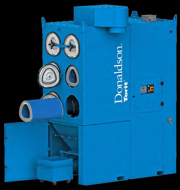 Packaged Downflo Evolution, DFEP4 through DFEP8 2 Product Description The Packaged Downflo Evolution (DFEP) dust collector is a continuous-duty collector using cartridge-style filters to separate