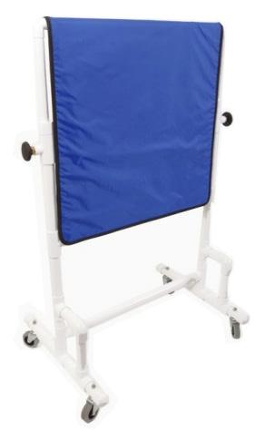HEAVY DUTY MOBILE SHIELD MODEL LB-MB200404-PVC LB-MB200404-PVC The Heavy Duty Mobile Shield is constructed of durable PVC and offers an open base design to prevent tripping & promote safety.