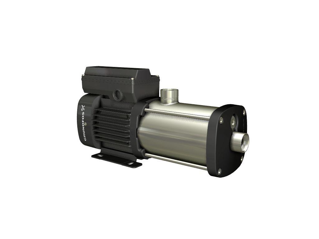 Position Qty. Description 1 CM1-5 S-R-I-E-AQQE Product No.: On request Compact, reliable, horizontal, multistage, end-suction centrifugal pump with axial suction port and radial discharge port.