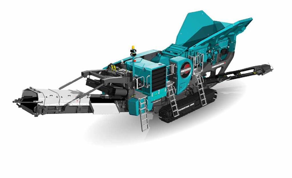 JAW 06 07 PREMIERTRAK 400X/R400X The Powerscreen Premiertrak 400X range of high performance primary jaw crushing plants are designed for medium scale operators in quarrying, demolition, recycling and
