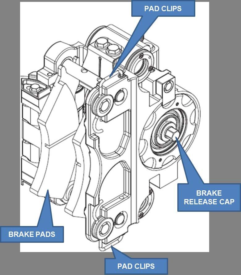 MODULE 5: FOUNDATION BRAKE EQUIPMENT 5-3 BRAKE CALIPER The brake caliper is the assembly on disc brakes that holds the disc pads and straddles the disc.