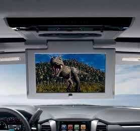 Chevrolet MyLink Radio with Navigation 2 screen. 3. THAT S ENTERTAINMENT. The available Rear-Seat Blu-ray Entertainment System lets rear-seat passengers enjoy every drive with their favorite movies.