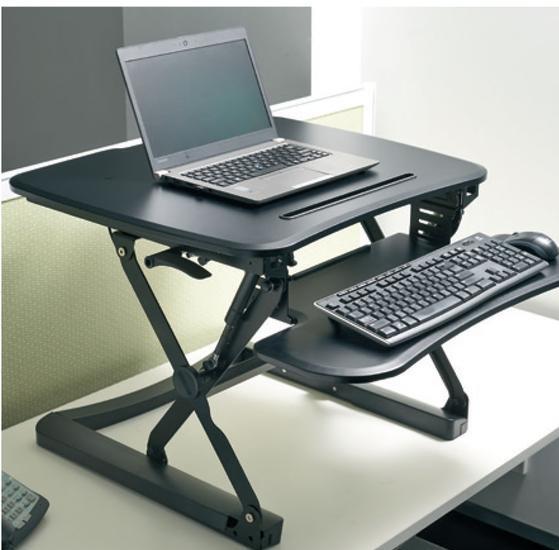 LAPTOP + MONITOR ACCESSORIES LEVEL 2 SIT/STAND DESK Allows the desk operator to