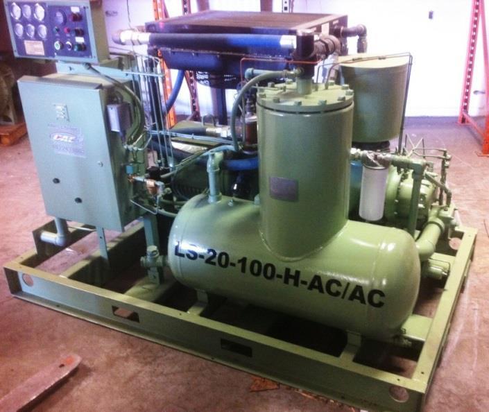 Qty 1 100 HP Sullair Oil Flooded Air Compressor Sullair