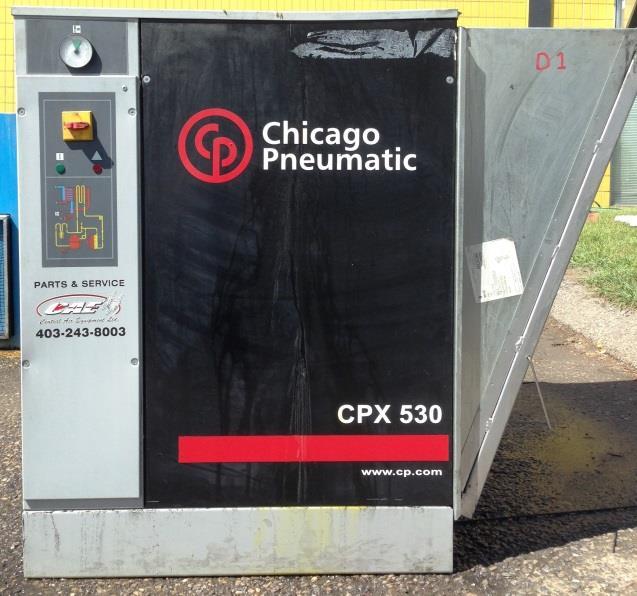 Qty 1 Refrigerated Air Dryer Chicago Pneumatic CPX530 Max.
