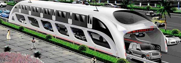 What will vehicles of the future have to move? This is a design for a bus in China that could drive over other cars Big Vehicles Huge vehicles are used in many ways.