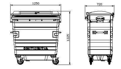 Other bins of similar capacity often have a high centre of gravity; by adding a sump base plate to its Continental 660, Taylor has improved the towing capabilities whilst also increasing the bin s