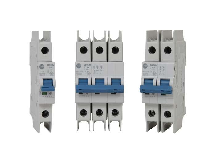 Bulletin 1489-M thermal-magnetic Circuit Breakers are approved for branch circuit protection in the United States and Canada, and are certified as Miniature Circuit Breakers for IEC applications.