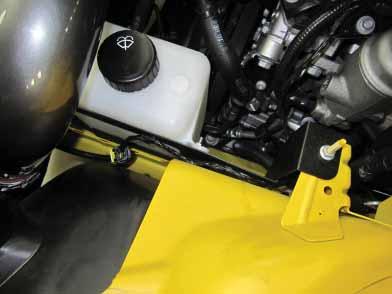 d. Test the windshield washer system. It may take a few seconds to refill the stock pump and hose with fluid. e. Position the inlet pipes for the best fitment.