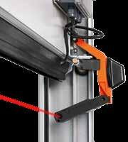 Soft start and soft stop for gentle and quiet door travel Versions: for flanging, with chain box and for central mounting Maintenance