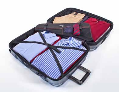 of luggage + Two internal zippered pockets for valuables or small