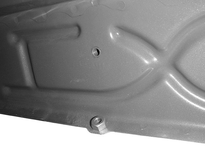 Step 12 - Place the passenger/right Side Step in place under the vehicle. Line up the (4) mounting brackets with the mounting locations.