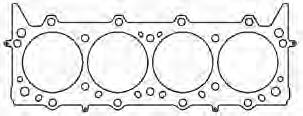 .. C5161-064 304-401ci w/rectangle Ports... C5101-064 Valve Cover Gasket (sold individually) 390/401ci V8 Indy Head.