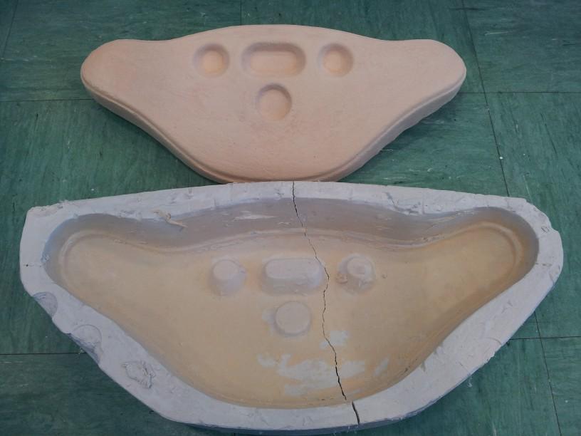 create a positive mould in hard plaster (see Fig. 43).