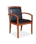 Frame Seat Task Chair 820KD Wood Frame Fabric w/arms (38) - Cherry / Black Fabric (100) - Cherry / Beige Fabric (26) - Mahogany