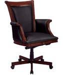 00 11741BLK Black Fabric/Mesh Big & Tall Executive Swivel (14) - Black Fabric Seat