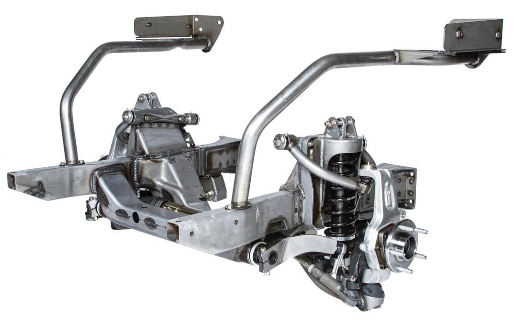 It is the only Chevy II frame in the aftermarket industry with OEM quality stamped crossmembers for improved structural rigidity.