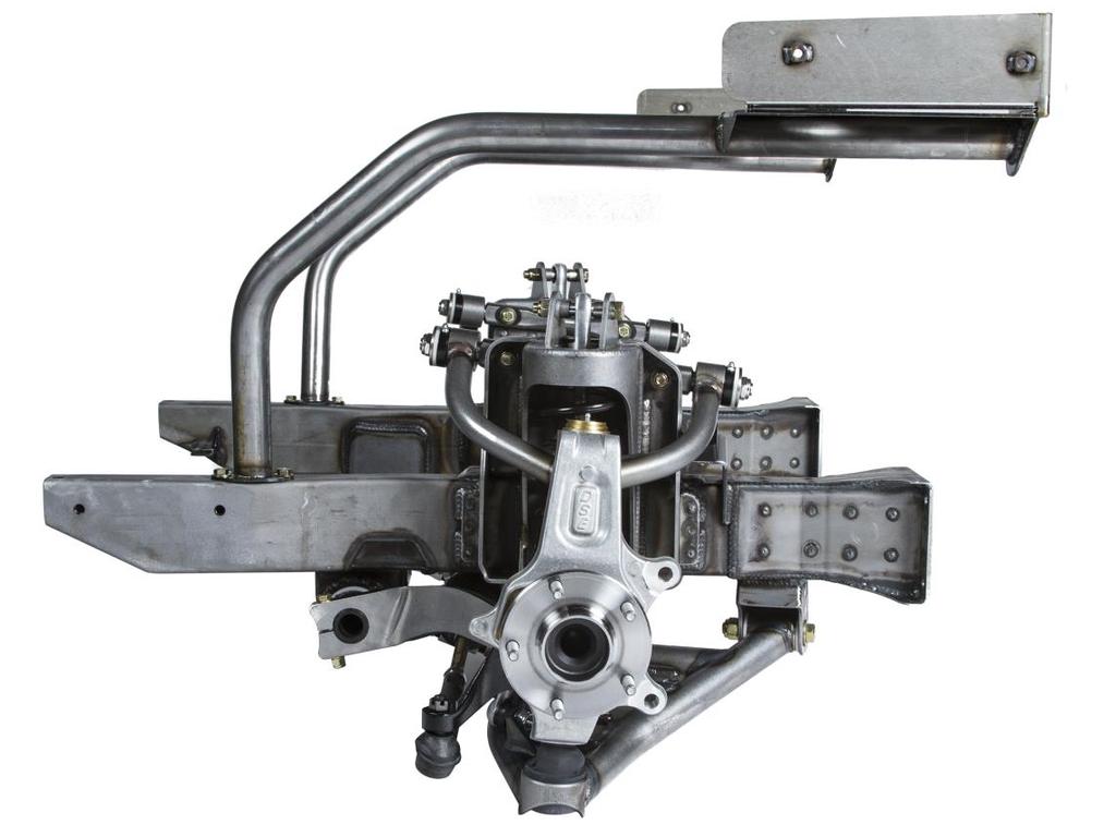 12. Install the spindle assembly. a) Install the spindle to the upper control arm first. b) Torque the upper ball joint nut.