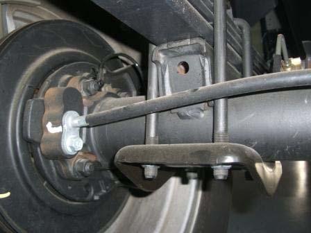 When completed, reattach the sway bar end links on both