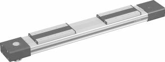 profile with dovetail grooves Permanent magnet for position sensing BI-PARTING version for perfectly synchronised bi-parting movements.