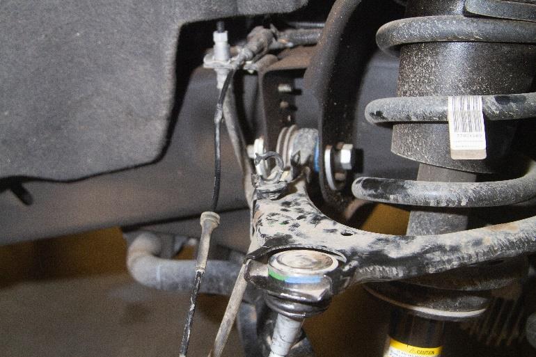 steering. 6. Remove Speed Sensor wire from mounting clips. Installation 4.