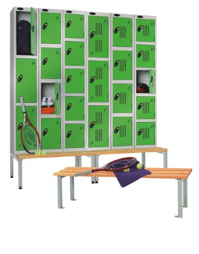 LEISURE LOCKERS GOLF LOCKERS 150mm *SLOPING TOP OPTION The optional sloping top, prevents the accumulation of rubbish and is available on all standard lockers at an additional cost.